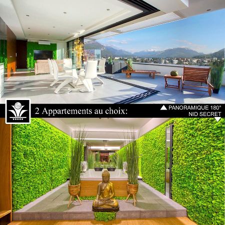 Panoramique 180 Lac Et Montagne Et Nid Secret Spa Romantique Анси Экстерьер фото