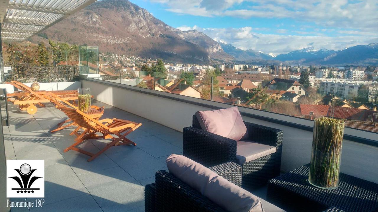 Panoramique 180 Lac Et Montagne Et Nid Secret Spa Romantique Анси Экстерьер фото