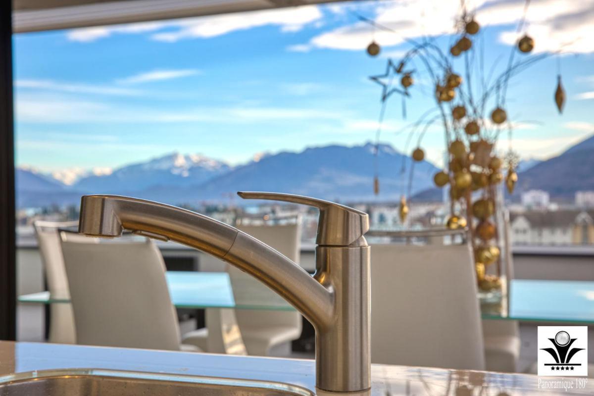 Panoramique 180 Lac Et Montagne Et Nid Secret Spa Romantique Анси Экстерьер фото